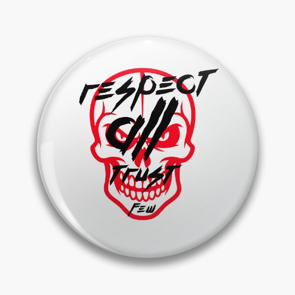Item preview, Respect All Trust Few Red Skull Graphic designed and sold by bolayousri.