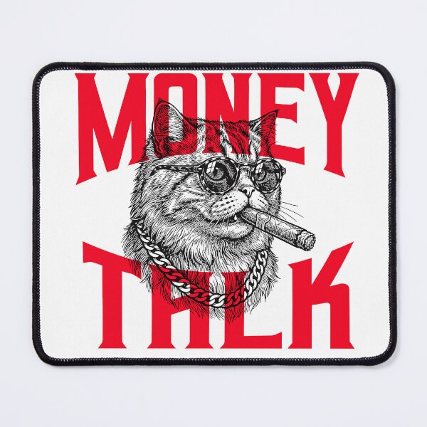 Item preview, Money Talk Cash Rules Cool Cat Graphic designed and sold by bolayousri.