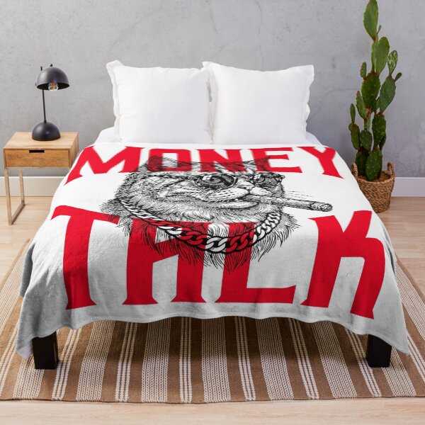 Item preview, Money Talk Cash Rules Cool Cat Graphic designed and sold by bolayousri.