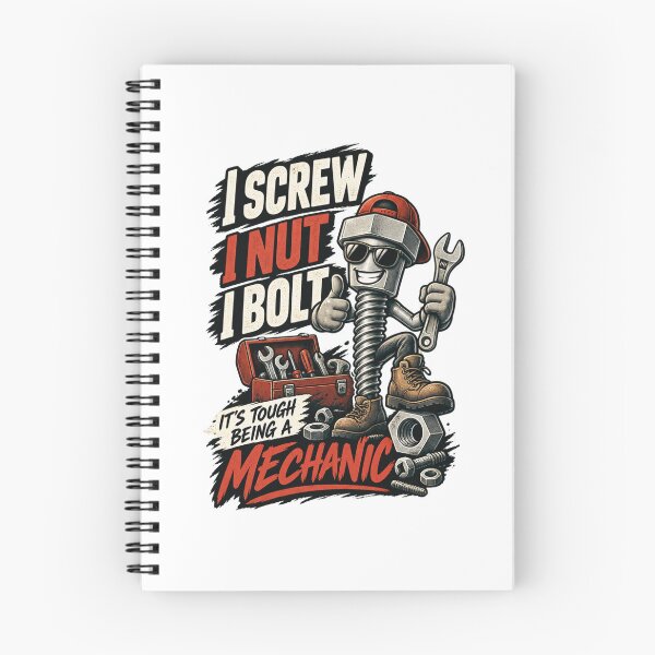 Item preview, I Screw I Nut I Bolt - Mechanic Shirt designed and sold by CutieGalore.