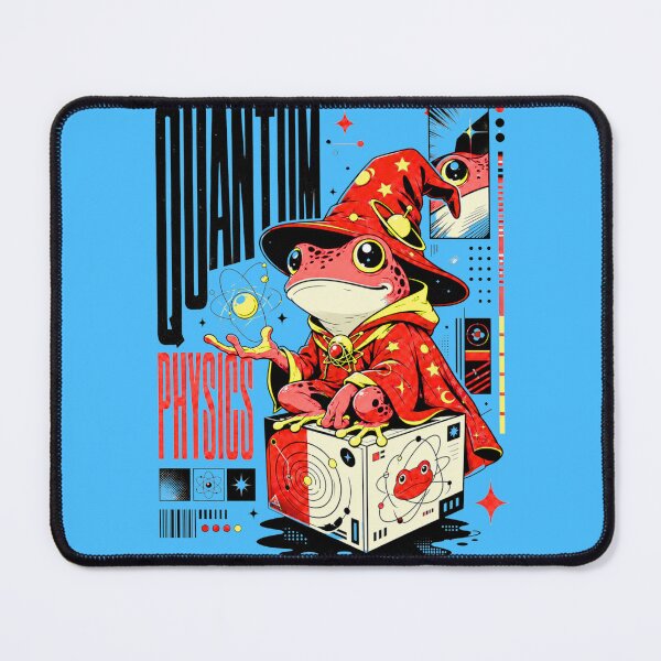 Item preview, Quantum Physics Frog Wizard Graphic Poster T-Shirt |Hardworking Teacher Gift | Labor Day Appreciation designed and sold by illeN-Art-World.