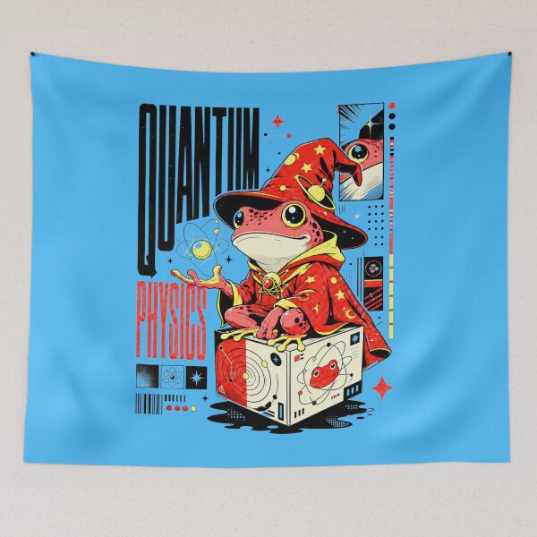 Item preview, Quantum Physics Frog Wizard Graphic Poster T-Shirt |Hardworking Teacher Gift | Labor Day Appreciation designed and sold by illeN-Art-World.