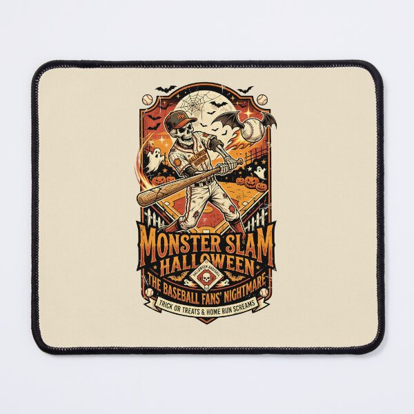 Item preview, The baseball fans' nightmare - Monster Slam Halloween designed and sold by ParadoxParadox.