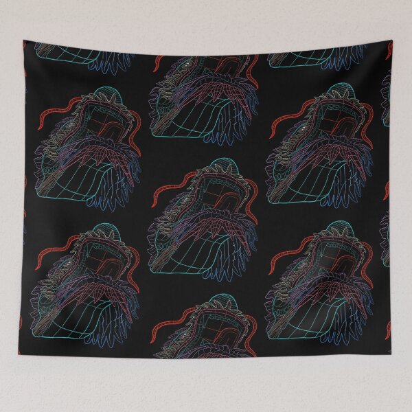 Item preview, Colorful Dragon Head Line Art | Fantasy Illustration designed and sold by Whimsy Moth .