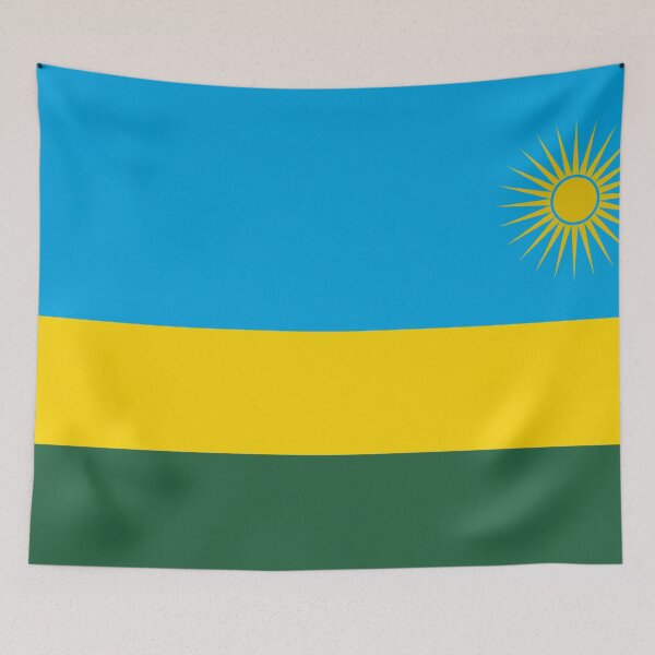 Item preview, Vintage Rwanda Flag - Distressed Retro Style designed and sold by youngVl.