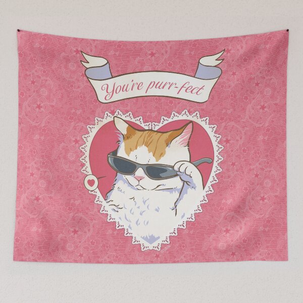 Aperçu de l'œuvre Chat Valentine créée et vendue par Feroniae.