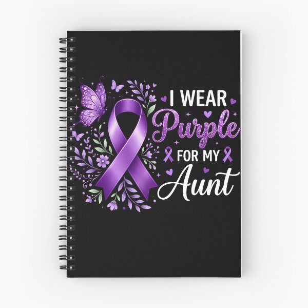 Item preview, I Wear Purple For My Aunt Awareness Family Support designed and sold by w66aboo.