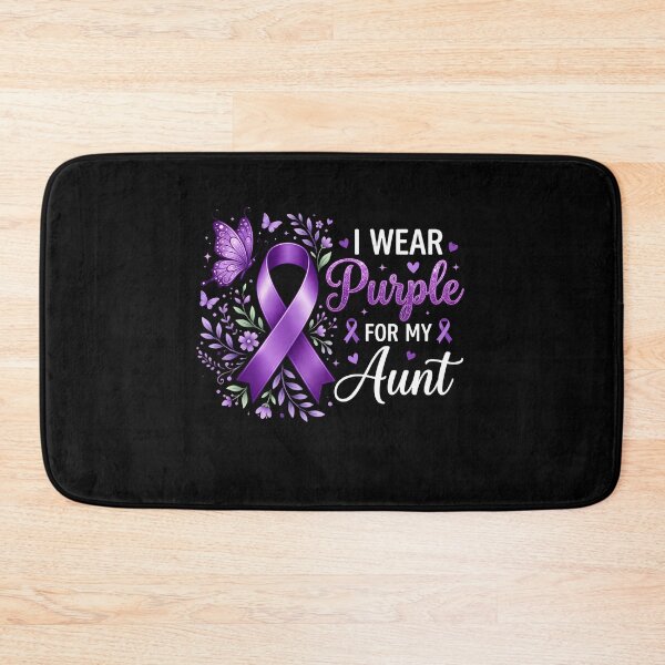 Item preview, I Wear Purple For My Aunt Awareness Family Support designed and sold by w66aboo.