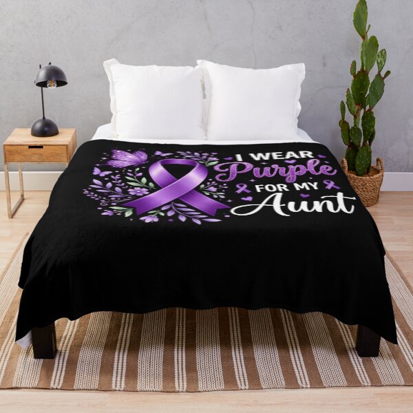 Item preview, I Wear Purple For My Aunt Awareness Family Support designed and sold by w66aboo.