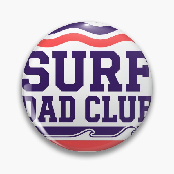 Item preview, Surf Dad Club Varsity Wave Stripe Design designed and sold by NUSA NIPA.