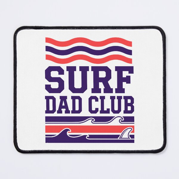 Item preview, Surf Dad Club Varsity Wave Stripe Design designed and sold by NUSA NIPA.
