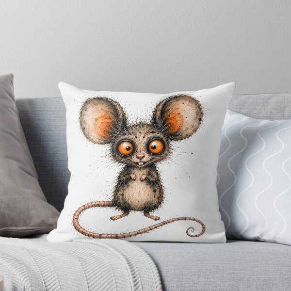 Item preview, Quirky Zombie Animals Mouse designed and sold by Eiwaprints.