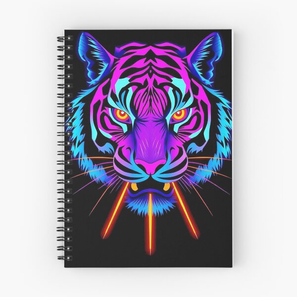 Item preview, Neon Cyber Tiger – Retro Synthwave Vibes designed and sold by Benito Del Ray.