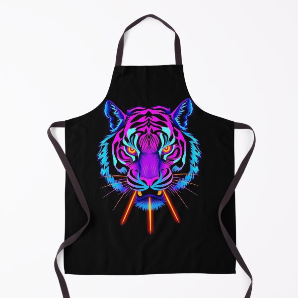 Item preview, Neon Cyber Tiger – Retro Synthwave Vibes designed and sold by Benito Del Ray.