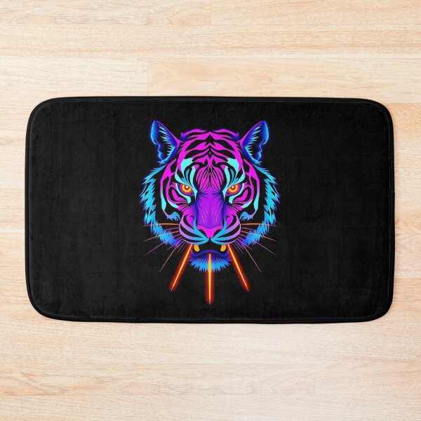 Item preview, Neon Cyber Tiger – Retro Synthwave Vibes designed and sold by Benito Del Ray.
