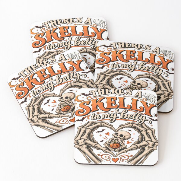 Item preview, There's A Skelly In My Belly Halloween Pregnancy Classic T-Shirt designed and sold by OUICHA.