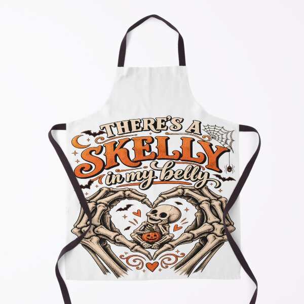 Item preview, There's A Skelly In My Belly Halloween Pregnancy Classic T-Shirt designed and sold by OUICHA.