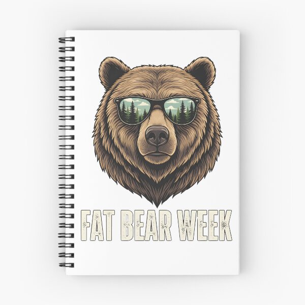 Item preview, Fat Bear Week 2026 Retro Bear in Sunglasses Nature Lovers designed and sold by Kyrakita-art.