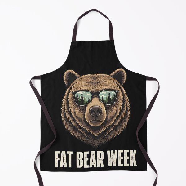 Item preview, Fat Bear Week 2026 Retro Bear in Sunglasses Nature Lovers designed and sold by Kyrakita-art.