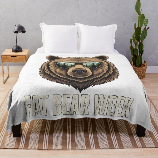 Item preview, Fat Bear Week 2026 Retro Bear in Sunglasses Nature Lovers designed and sold by Kyrakita-art.