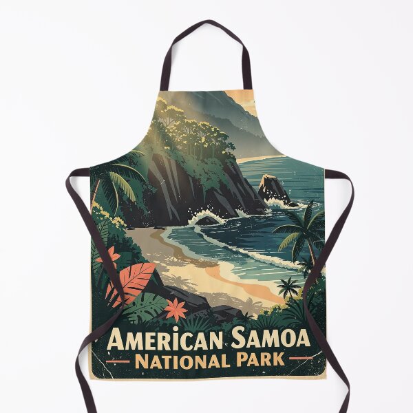 Item preview, American Samoa National Park Vintage Travel Art designed and sold by Teelogic.