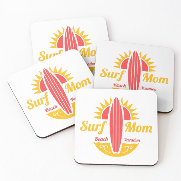 Item preview, Surf Mom Beach Vacation Sunburst Surfboard Design designed and sold by NUSA NIPA.