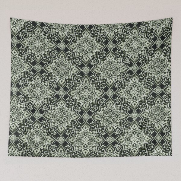 Item preview, Luxury Islamic Arabesque Pattern (V.3) – Floral Geometric Seamless Design designed and sold by D-Islamic.