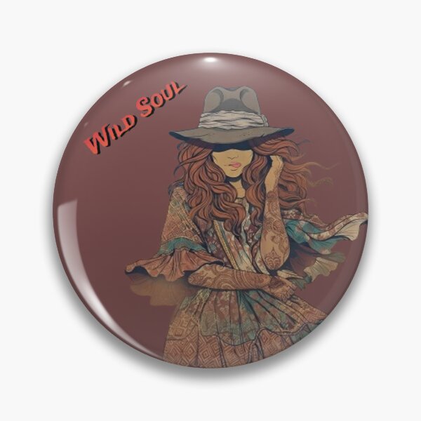 Item preview, Wild Soul Boho Girl: Bohemian Vintage Art Print designed and sold by AfresStudio.