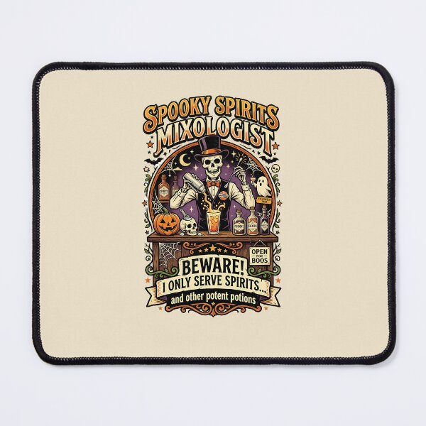 Item preview, Spooky spirits mixologist - Halloween for bartender designed and sold by ParadoxParadox.