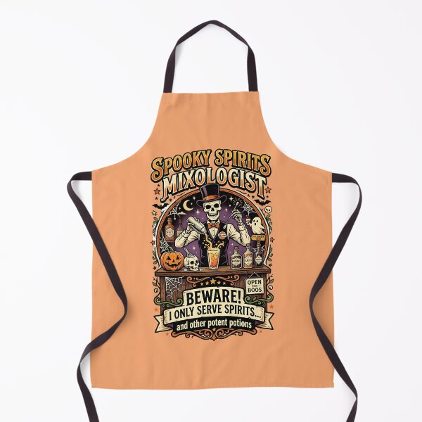 Item preview, Spooky spirits mixologist - Halloween for bartender designed and sold by ParadoxParadox.
