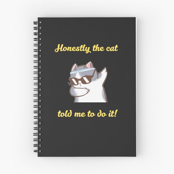 Item preview, Honestly The Cat Told Me To Do It – Funny Dab Cat Shirt designed and sold by TetelestaiWeave.