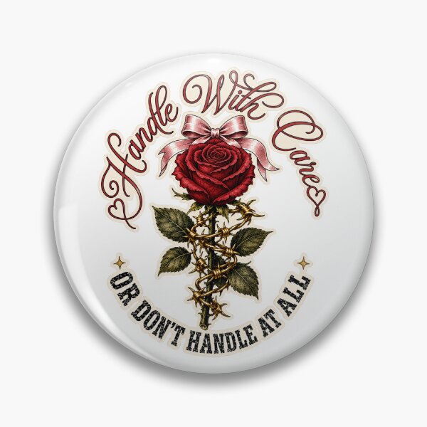 Item preview, Handle With Care Coquette Grunge Aesthetic T-Shirt designed and sold by BeardWave.