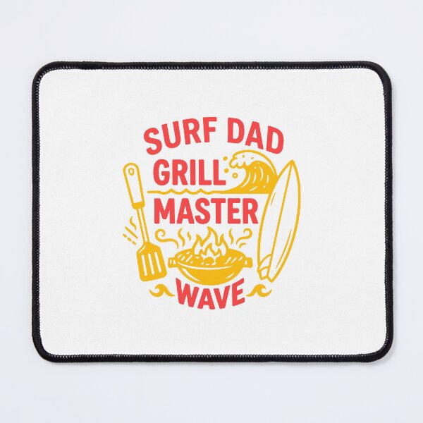 Item preview, Surf Dad Grill Master Wave BBQ Design designed and sold by NUSA NIPA.