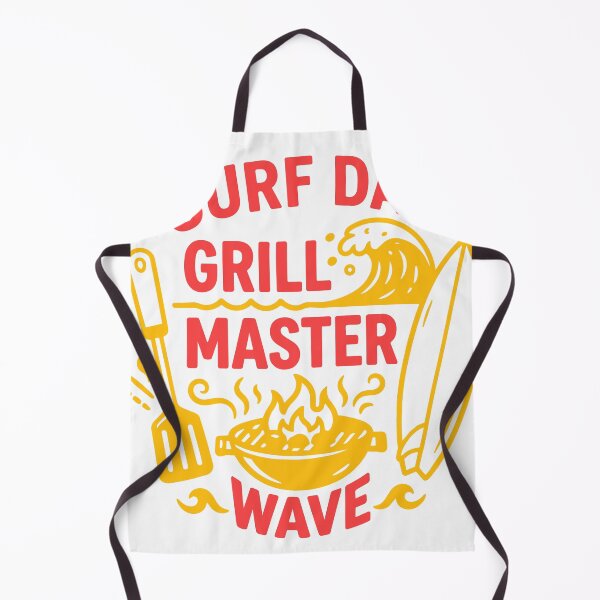 Item preview, Surf Dad Grill Master Wave BBQ Design designed and sold by NUSA NIPA.