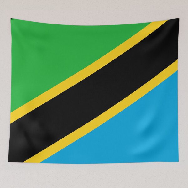 Item preview, Vintage Tanzania Flag - Distressed Retro Style designed and sold by youngVl.
