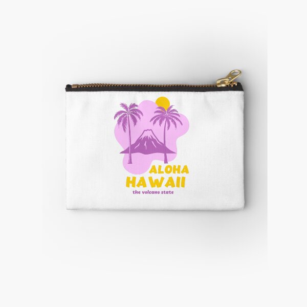 Item preview, Aloha Hawaii Volcano and Palm Trees Vintage Art designed and sold by bolayousri.