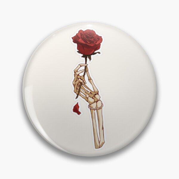 Item preview, Skeleton Hand with Rose Dark Romantic Goth Art designed and sold by DreamelleStudio.