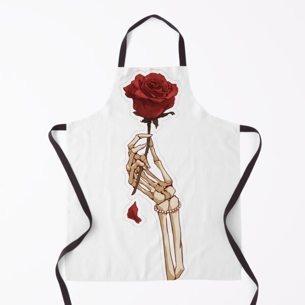 Item preview, Skeleton Hand with Rose Dark Romantic Goth Art designed and sold by DreamelleStudio.
