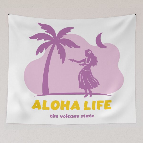 Item preview, Aloha Life Hawaii Vintage T-Shirt Design designed and sold by bolayousri.