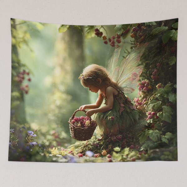 Item preview, Woodland Berry Gathering Fairy Magic designed and sold by Storybook Botanica.
