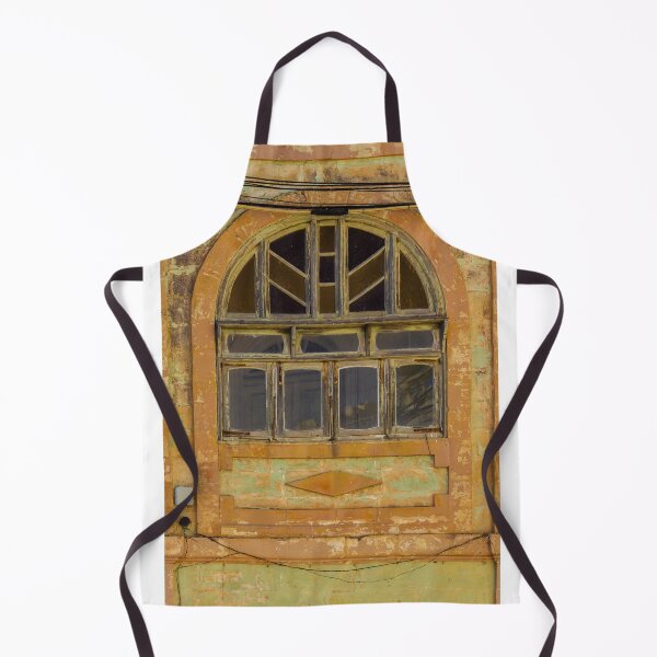 Item preview, Weathered Arch Window With Peeling Paint On A Vintage Building Facade designed and sold by Nmallia.