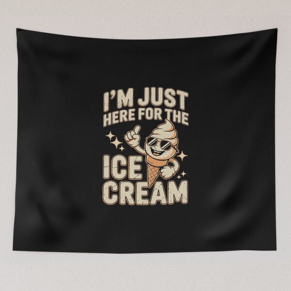 Item preview, I’M JUST HERE FOR THE ICE CREAM designed and sold by jkrphoto.