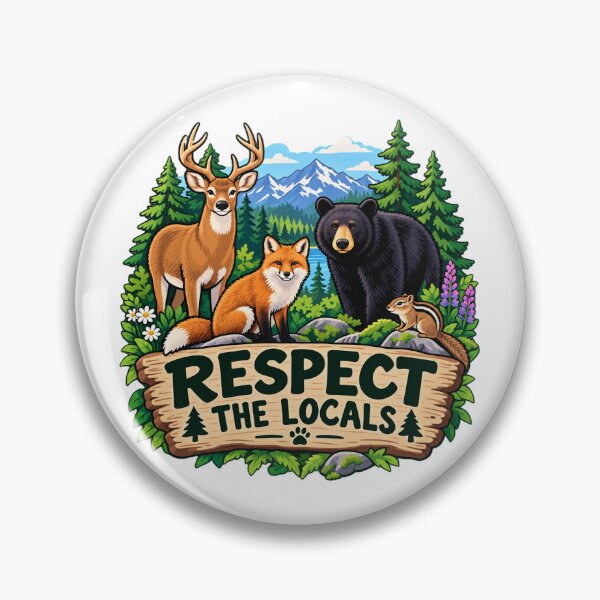 Item preview, Protect the Forest - Respect the Locals designed and sold by Myra365Art.