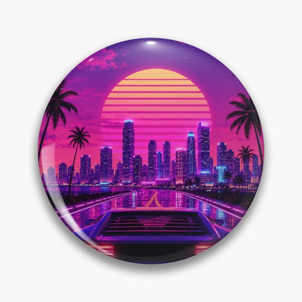 Item preview, Retro Neon Sunset designed and sold by Abwer.