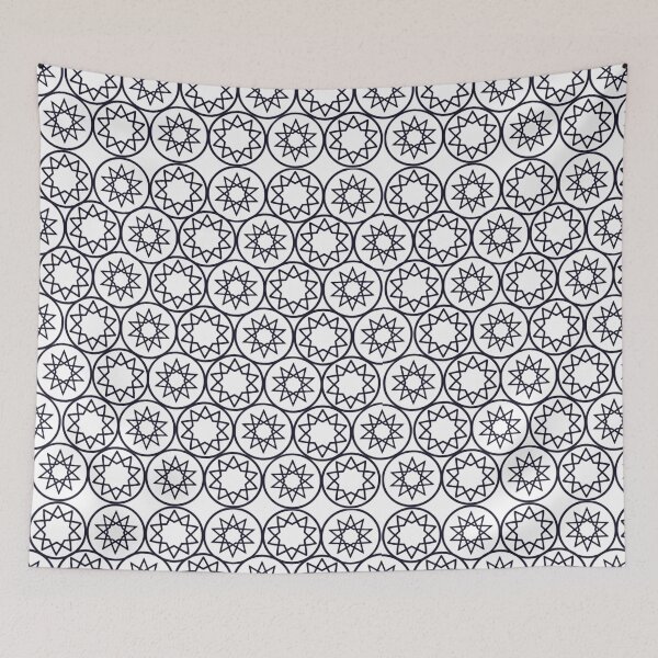 Item preview, Intricate Islamic Geometric Star Pattern Arabesque Art (V.1w) designed and sold by D-Islamic.