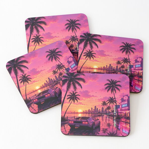 Item preview, Retro Neon Sunset designed and sold by Abwer.