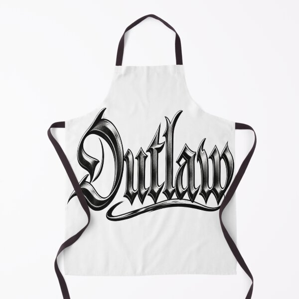 Item preview, Outlaw lettering Biker Rocker Motorcycle designed and sold by Legacy Apparel Co..