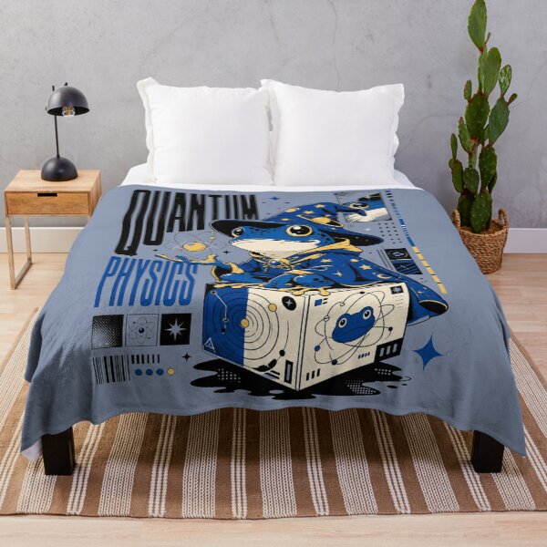 Item preview, Quantum Physics Frog Wizard Graphic Poster T-Shirt | Cute Science Professor Toad STEM Teacher Gift Blue Gold Anime Art designed and sold by illeN-Art-World.