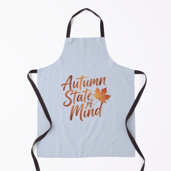 Item preview, Autumn State of Mind – Watercolor Maple Leaf Typography designed and sold by KRStyleClub.