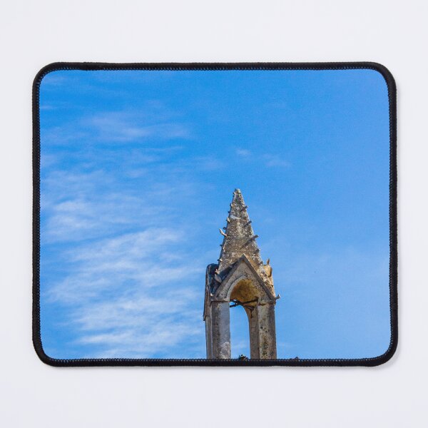 Item preview, Gothic Stone Church Facade With Blue Sky and Historic Architecture in Bright Day designed and sold by Nmallia.